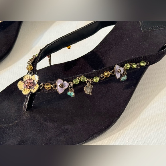 Zara Embellished Kitten Heel Sandals - Picture 8 of 8